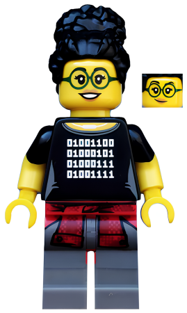 Минифигурка Lego Programmer, Series 19 col345 U